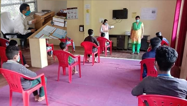 बाल सुरक्षा संस्थान पच्छाद में डिजिटल माध्यम से दी गई कानूनी जानकारी – बसन्त वर्मा