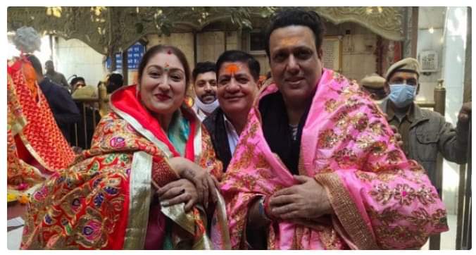 बॉलीवुड स्टार गोविंदा ने पत्नी सुनीता अहूजा के साथ किए मां चिंतपूर्णी के दर्शन