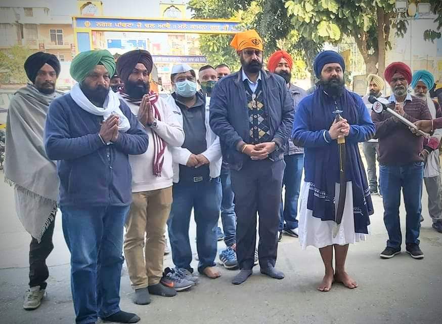 “फाइट फॉर फार्मर राइट” कमेटी के अगुवाई में जत्था दिल्ली सिंघु बॉर्डर रवाना …पांवटा साहिब