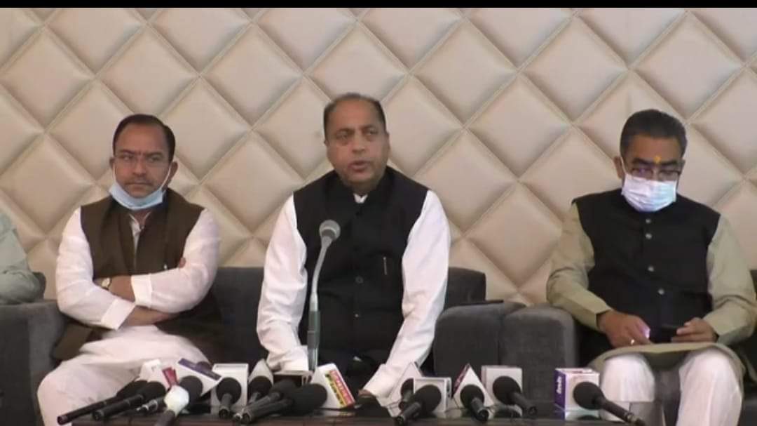 पत्रकार वार्ता में बोले जयराम,अभी कोई लॉकडाउन नहीं