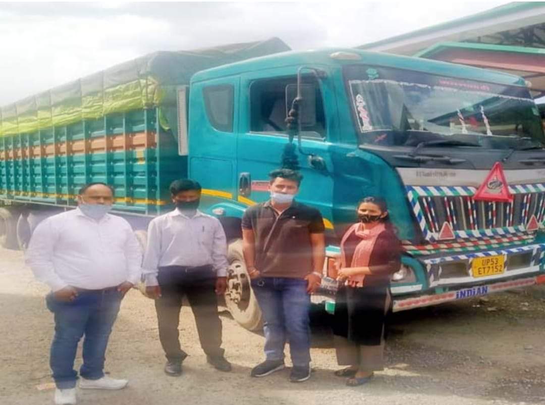 आबकारी विभाग ने बीड़ी की बोरियों से भरा ट्रक पकड़ा, 37.95 लाख रुपए जुर्माना वसूला
