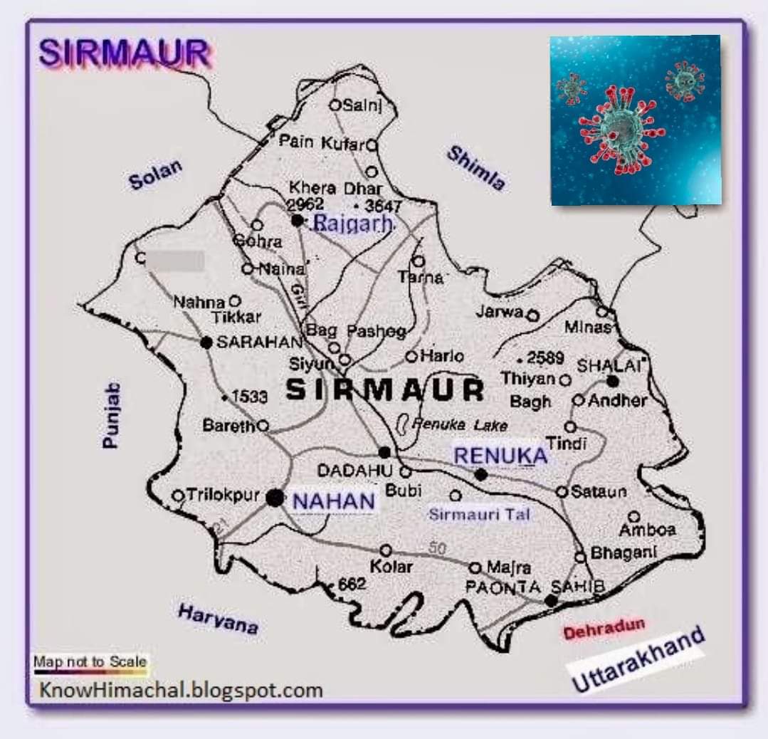 सिरमौर में अब तक करीब 200 पंचायतों में फैला कोरोना संक्रमण, पांवटा