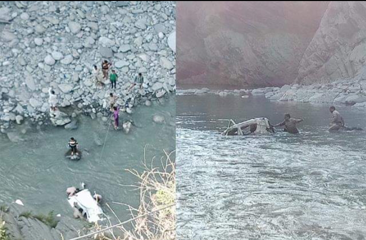 रावी नदी में गिरी कार, दंपति की दर्दनाक मौत
