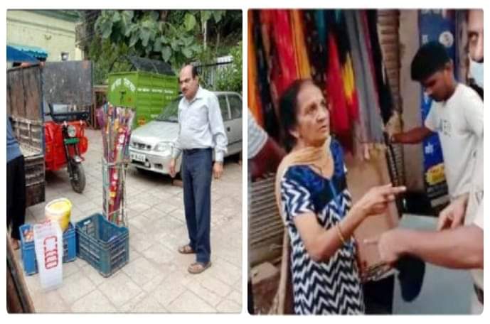 नाहन: मुख्य बाजार में अतिक्रमण पर चला नगर परिषद का डंडा, कुछ दुकानदारों का सामान जब्त