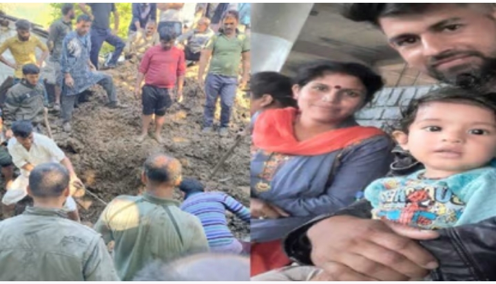 Shillai Landslide: मां के साथ तीनों मासूम बच्चियों का एक चिता पर हुआ अंतिम संस्कार