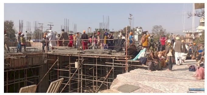 गुरुद्वारा श्री पांवटा साहिब की कार सेवा में उमड़ी संगत