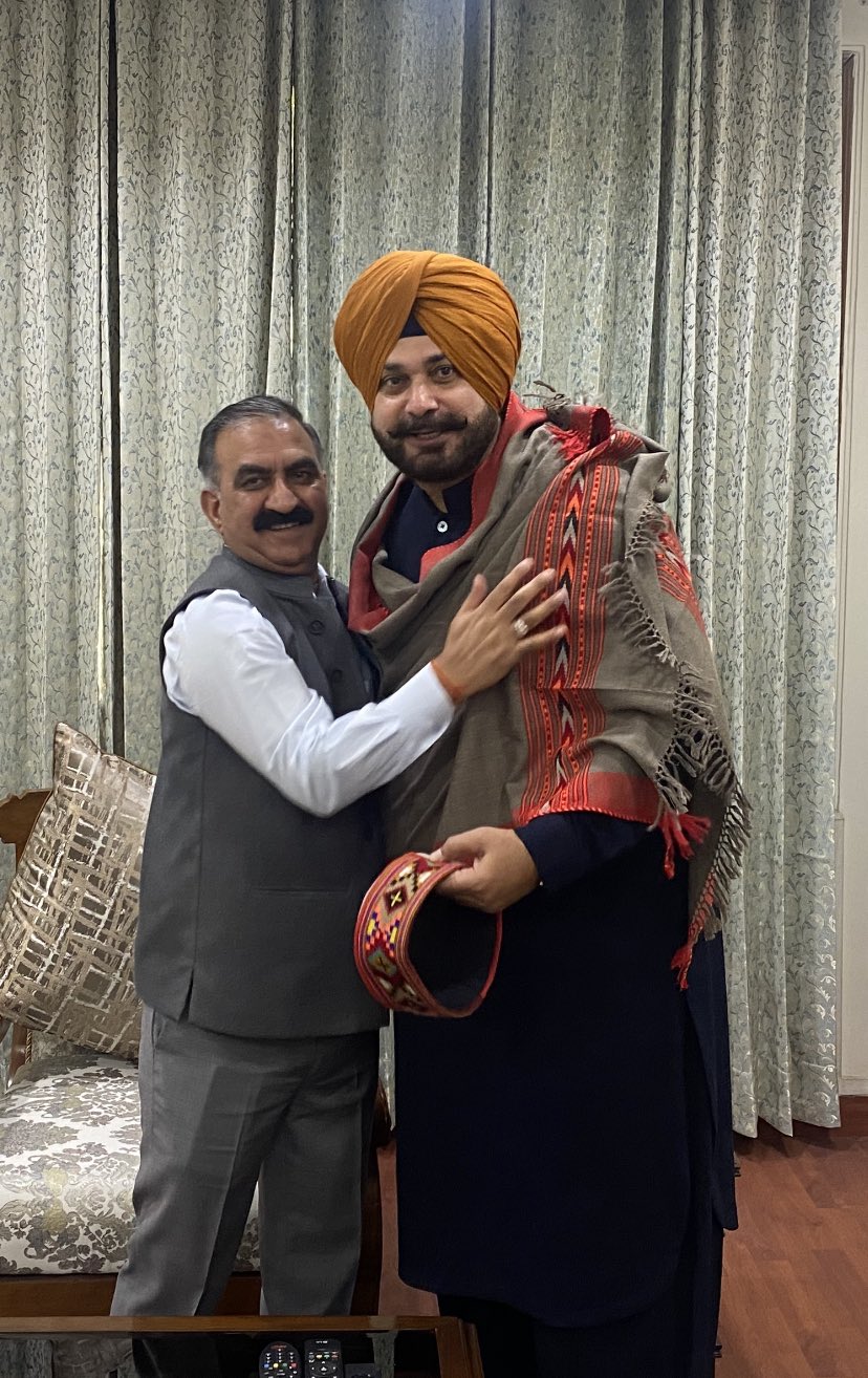 नवजोत सिंह सिद्धू ने CM सुक्खू से की मुलाकात, जानें क्या हैं इसके सियासी मायने?