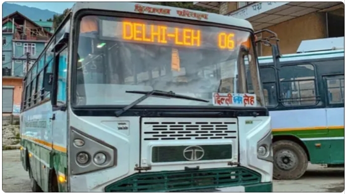 HRTC दिल्ली–लेह रूट पर महज 38 दिन दौड़ी बस, निगम को भारी नुकसान