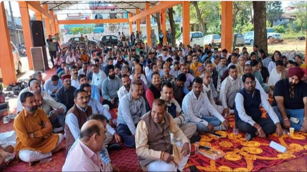 पांवटा साहिब में जन आक्रोश रैली, हाई कोर्ट के फैसले का किया विरोध