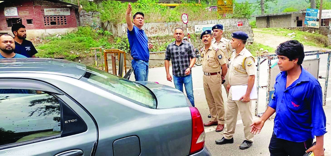 एसपी सिरमौर ने जांची पांवटा के साथ लगती सीमाएं