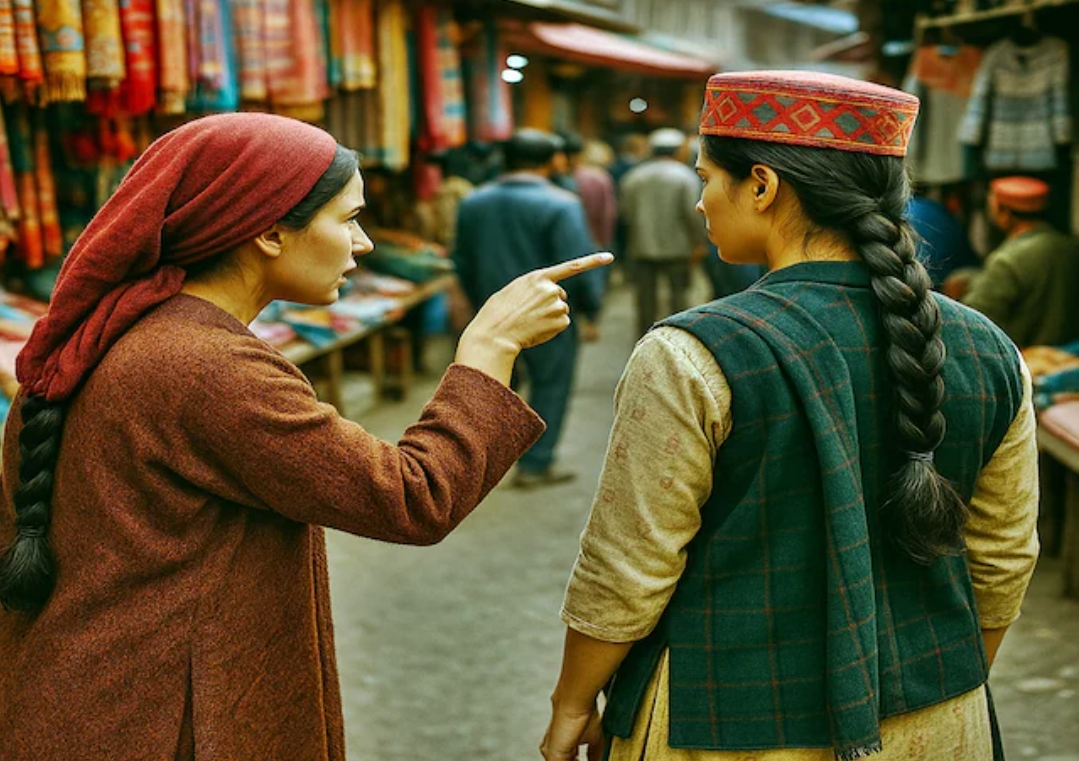 महिला मित्र के साथ बाजार में घूम रहा था पति, देखते ही आग-बबूला हुई पत्नी, फिर खूब चले लात-घूसे…एक-दूसरे के नोचे बाल