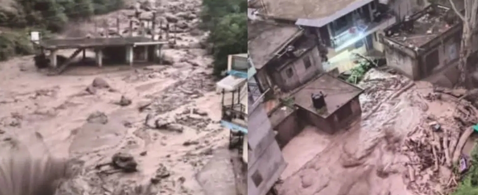 मंडी में फिर देर रात फटा बादल, चैन की नींद सो रहे थे लोग- घरों में घुसा मलबे का सैलाब