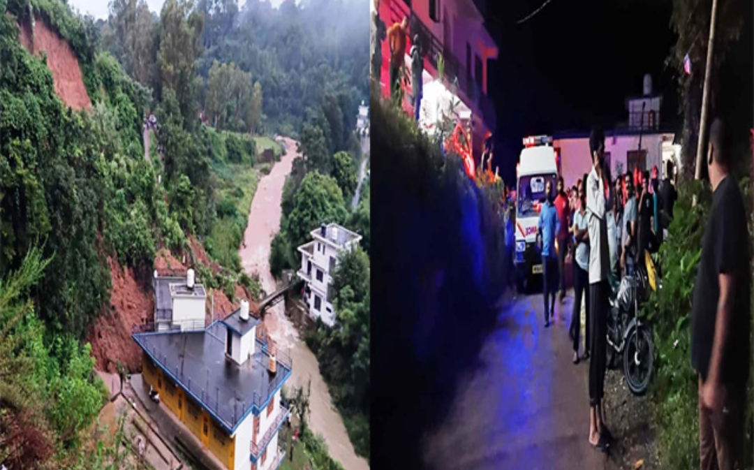 3 मकानों पर गिरा मलबा, मां-बेटी की मौत व आधा दर्जन लोगों के दबे होने की आशंका