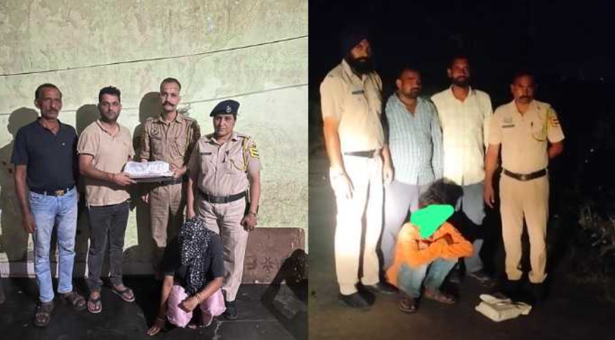 Paonta sahib: महिला से चिट्टा और युवक से नशीले कैप्सूल बराम