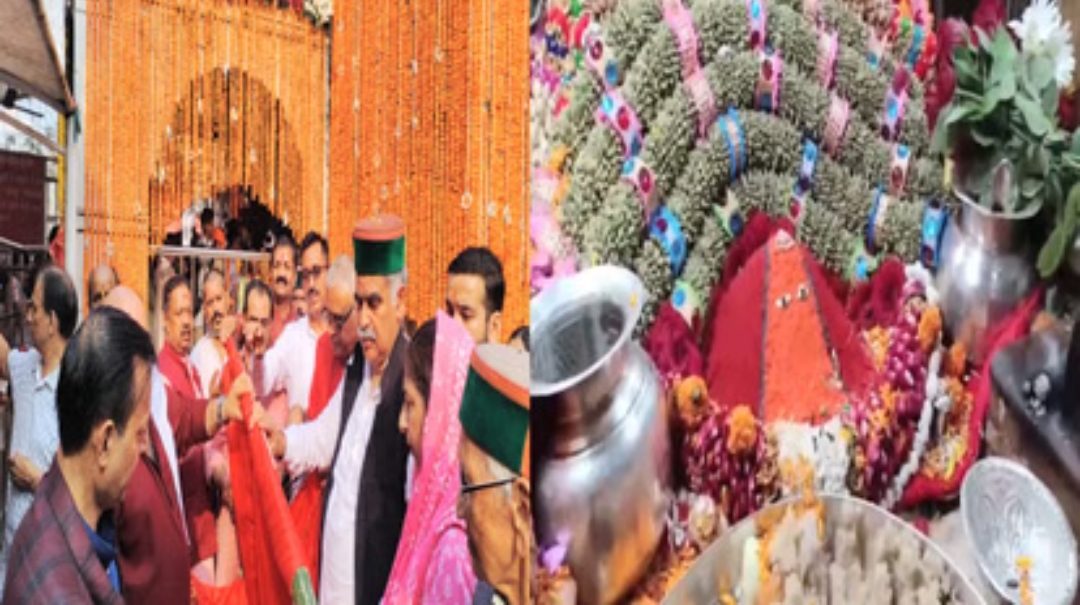 सज गईं सूबे की शक्तिपीठ, ज्वालामुखी में पारंपरिक झंडा रस्म के साथ शारदीय नवरात्र शुरू